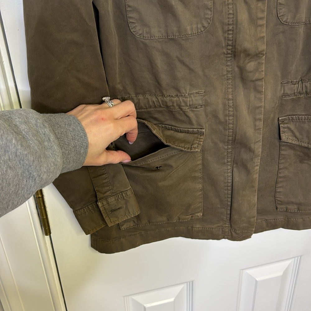 Hinge  Olive Green Utility Jacket XS - Picture 4 of 8